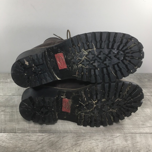 Carolina CA821 Men’s Soft Toe Briar Pitstop Leather Lug Logger Boots Size 9 D - Picture 9 of 12